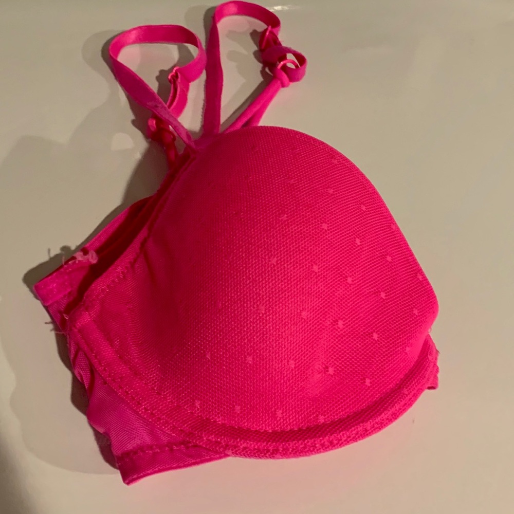 EUC Xhilaration bra hot pink Sz 32A fab cond - Picture 6 of 10